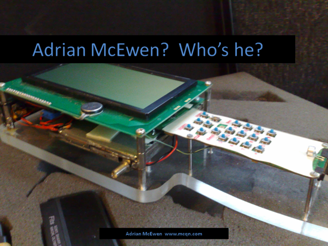 Adrian McEwen? Who's he?