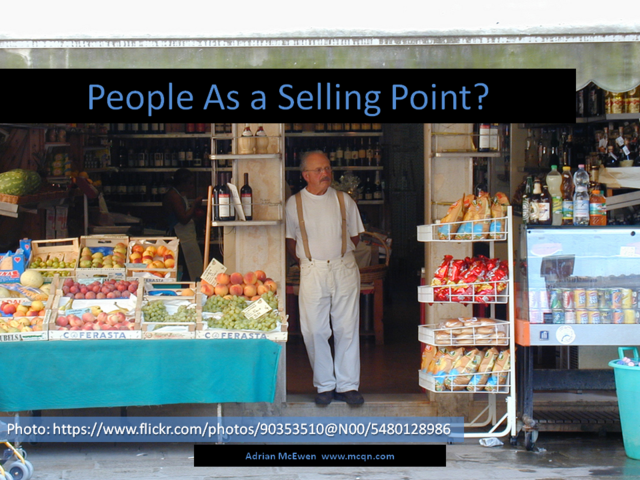 People as a Selling Point?