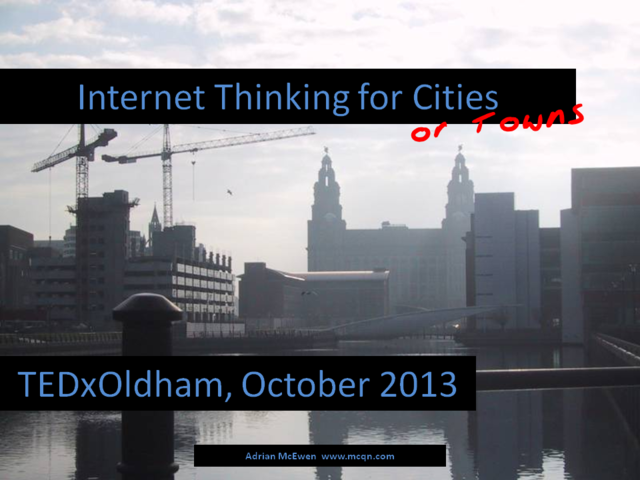 Internet Thinking for Cities